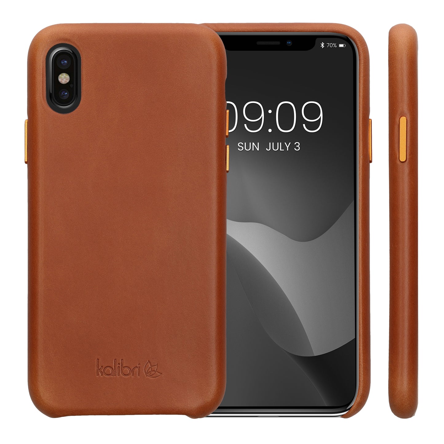 kalibri Schutzhülle kompatibel mit Apple iPhone X - Hardcover Handy Cover Case