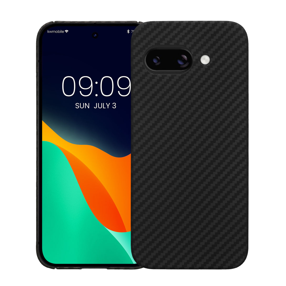 Google Pixel 9a Handyhülle Carbon Schwarz