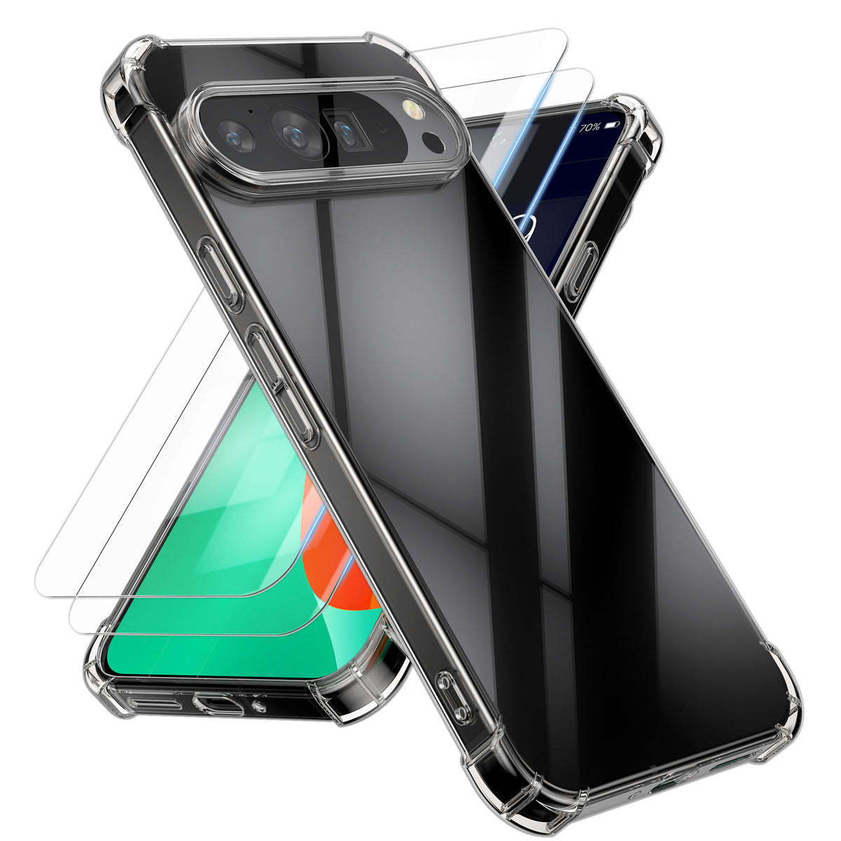 Google Pixel 10 Pro XL Handyhülle + 2x Schutzglas