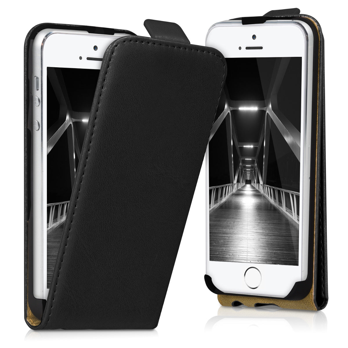 Flip Case vertikal aufklappbar für Apple iPhone SE (1.Gen 2016) / iPhone 5 / iPhone 5S