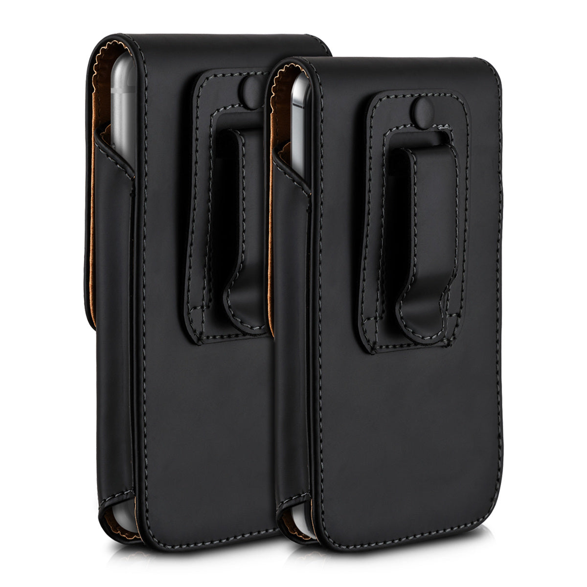 kwmobile Gürteltasche Hülle für Handys mit Gürtelclip - 13,5 x 6,9 cm Gürtel Case mit Gürtelschlaufe