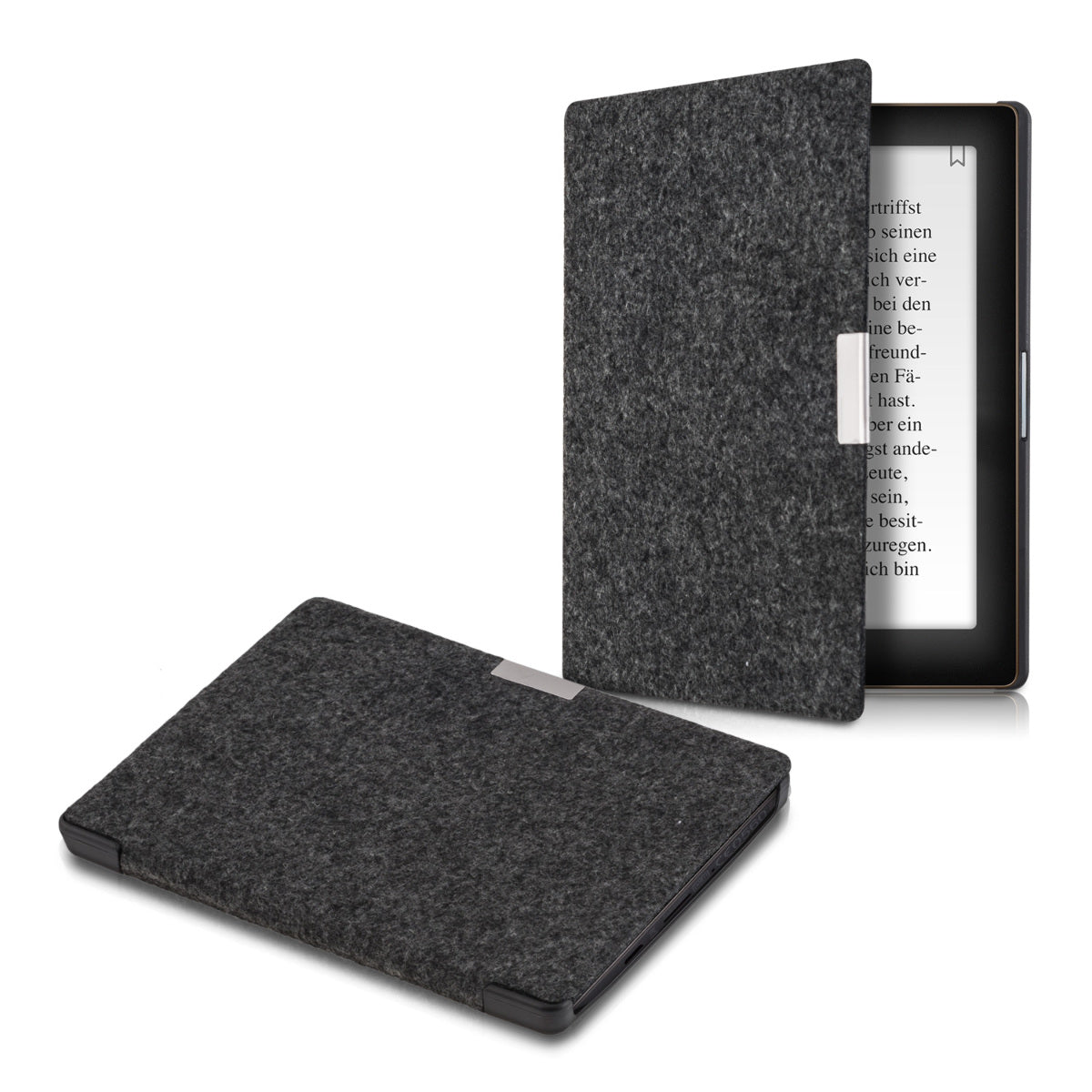 Kobo Aura Edition 1 eReader Hülle Filz Dunkelgrau