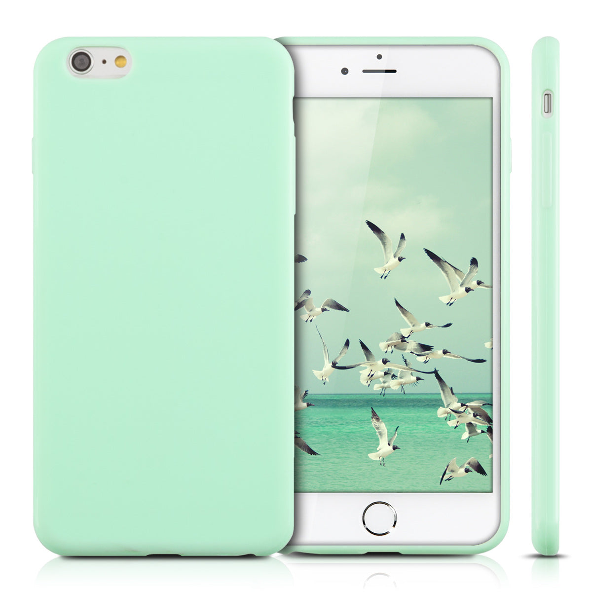 kwmobile Handyhülle für Apple iPhone 6 Plus / 6S Plus Hülle - Schutzhülle Cover - Kabelloses Laden