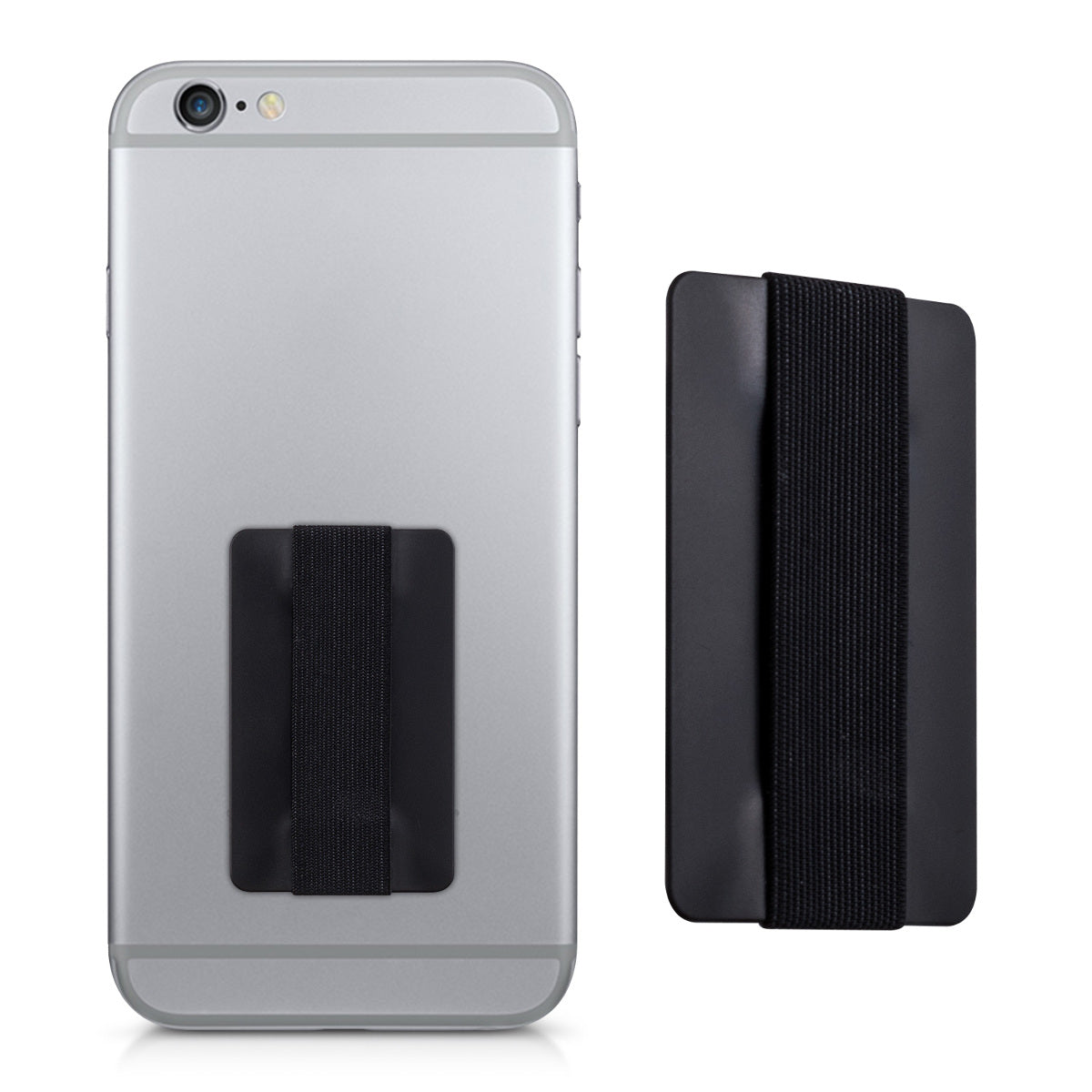 kwmobile Slim Smartphone Fingerhalter Griff Halter - Selbstklebende Handy Fingerhalterung Finger Halter kompatibel
