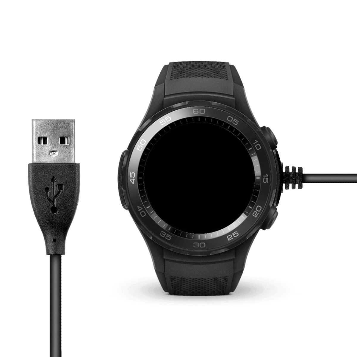 kwmobile Smartwatch Ladekabel für Huawei Watch 2 USB Ladekabel für Smartwatch - Smart Watch Aufladekabel