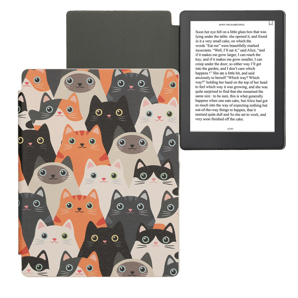Kobo Aura H2O Edition 2 mit Auto-Sleep eReader Flip Case