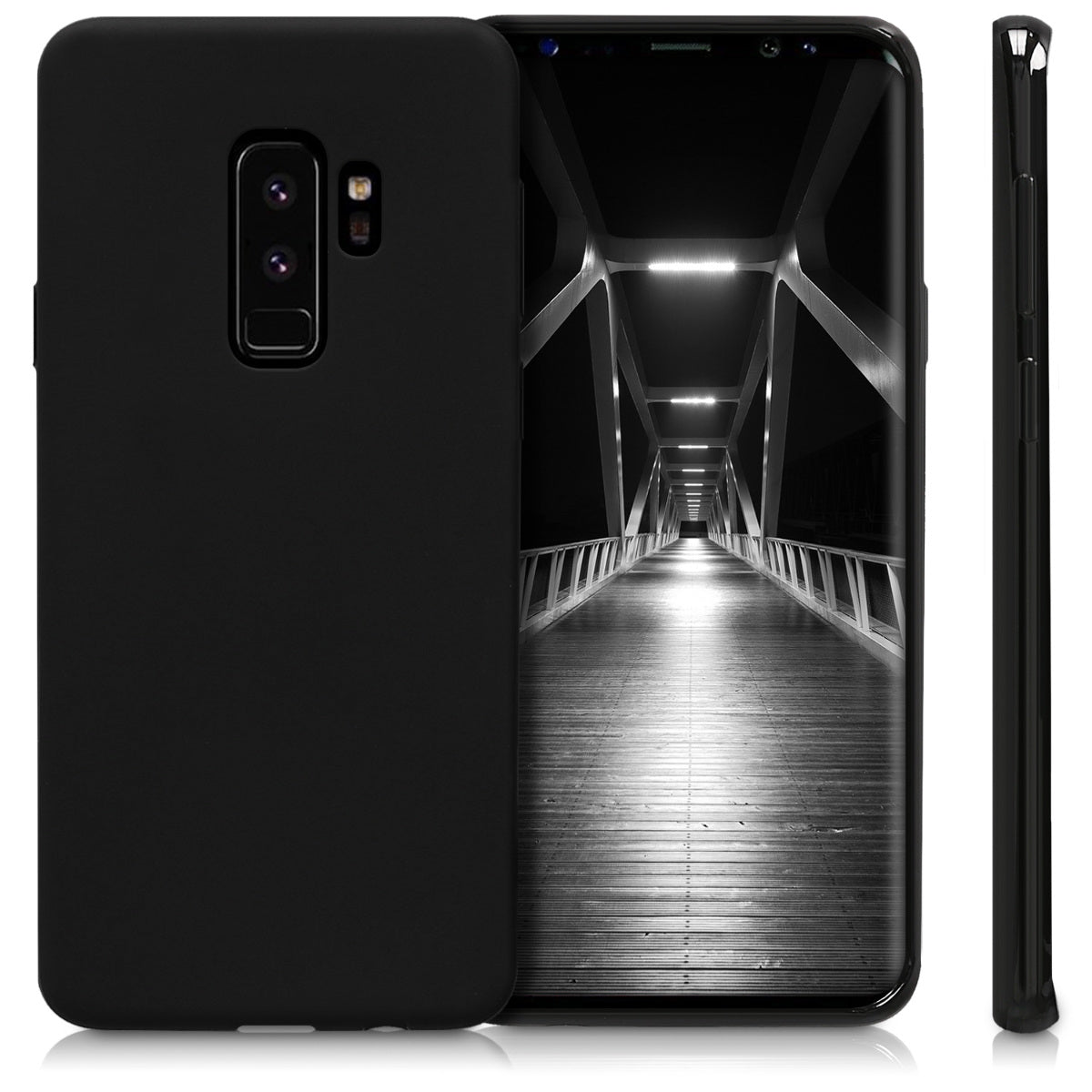 kwmobile Handyhülle für Samsung Galaxy S9 Plus Hülle - Kabelloses Laden - Schutzhülle Cover