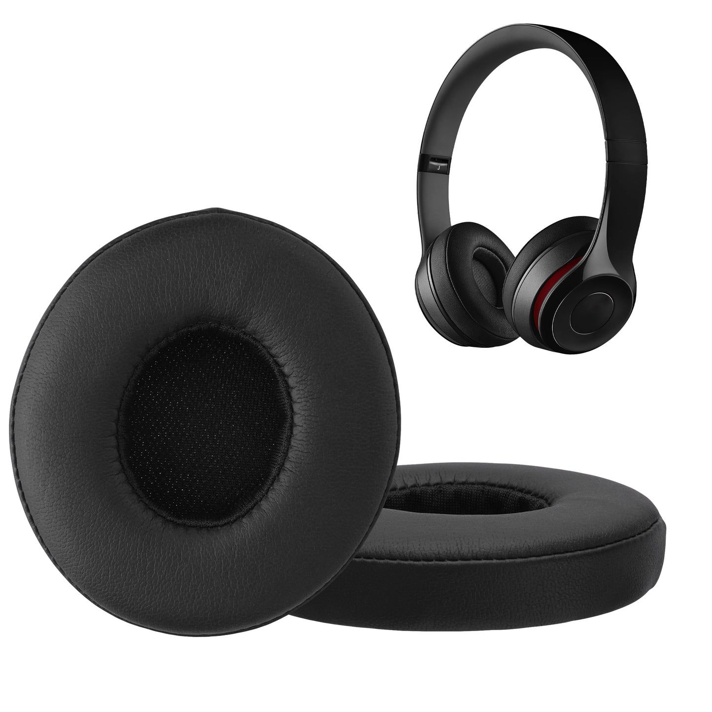 kwmobile Ohr Polster für Beats Solo 2 Wireless / Solo 3 Wireless Ohrpolster Ersatz Ohrpolster Kopfhörer Ersatzteile Kopfhörer Ersatzpolster für Over Ear Headphones