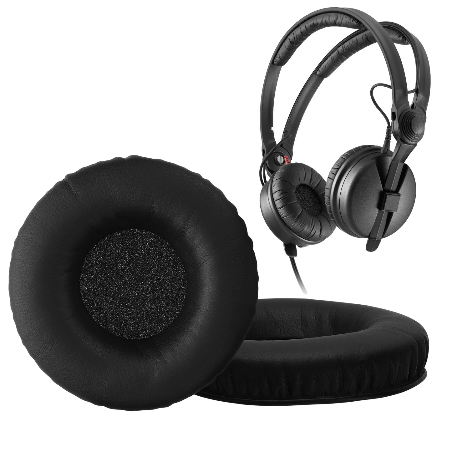 kwmobile Ohr Polster für Sennheiser HD25 / HD25-1 II / HD250BT Ohrpolster - Ersatz Ohrpolster - Kopfhörer Ersatzteile - Kopfhörer Ersatzpolster für Over Ear Headphones