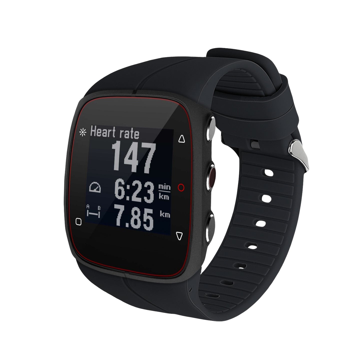 kwmobile Silikon Uhrenarmband für Polar M400 / M430 Armband - Ersatzarmband für Fitnesstracker - Wechselarmband