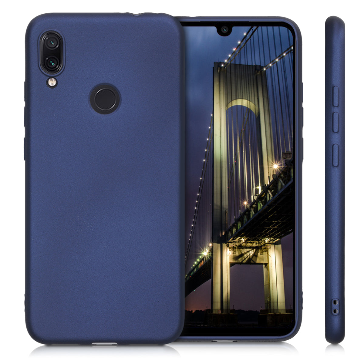 TPU Hülle für Xiaomi Redmi Note 7 / Note 7 Pro in Metallic Dunkelgrün
