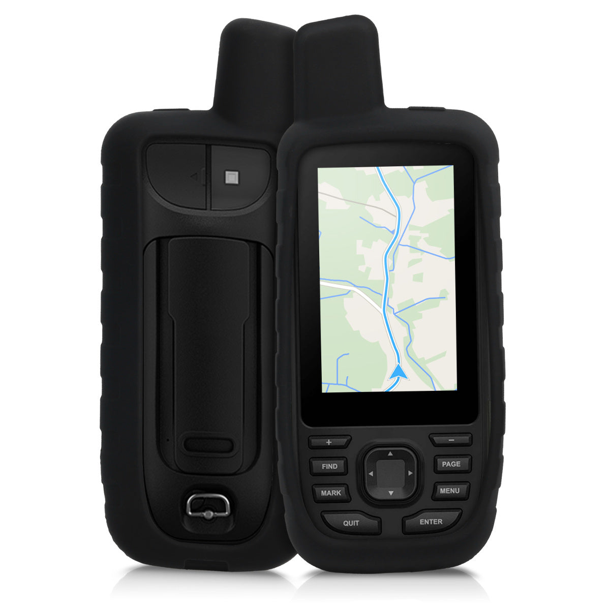 kwmobile Hülle für Garmin GPSMAP 66s / 66st Schutzhülle - Hülle für GPS Handgerät - Case - Schwarz - Hüllen