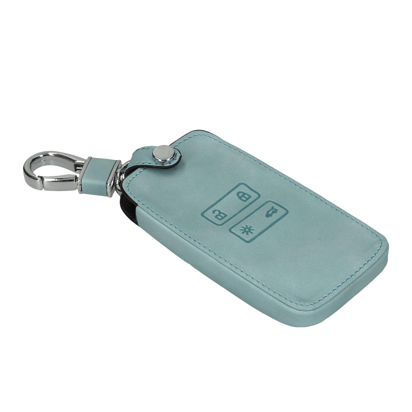 kwmobile Schlüsselhülle für Renault 4-Tasten Smartkey Autoschlüssel (nur Keyless Go) Hülle - Autoschlüssel Schlüssel Hülle - Schlüsselcover aus Kunstleder