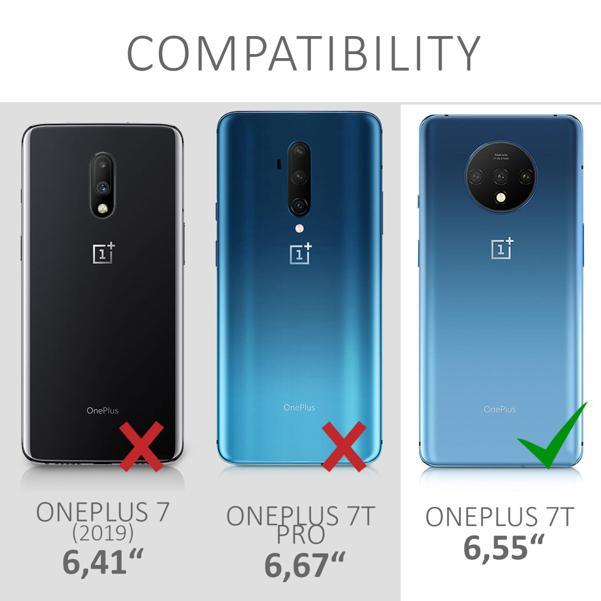 OnePlus 7T Silikon Handyhülle