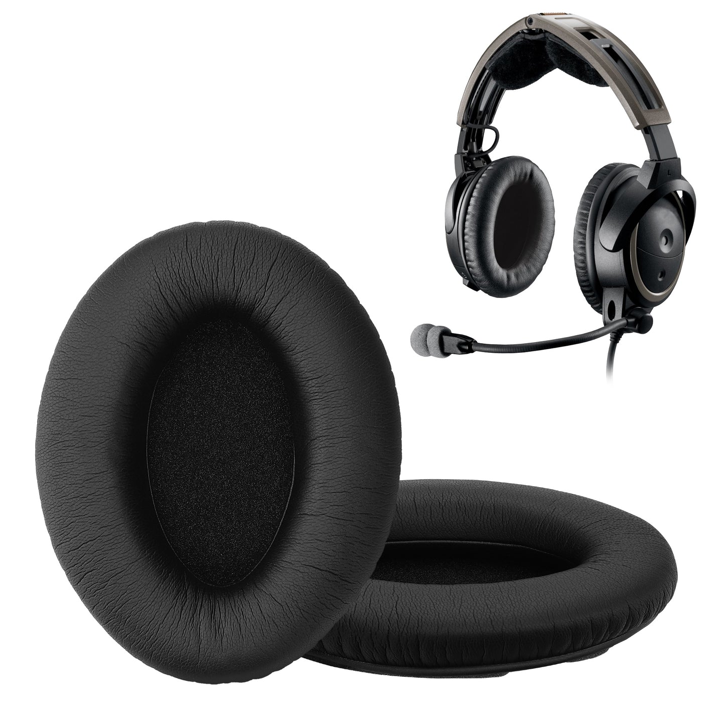 kwmobile Ohr Polster für AKG N60NC Wired Ohrpolster Ersatz Ohrpolster Kopfhörer Ersatzteile Kopfhörer Ersatzpolster für Over Ear Headphones