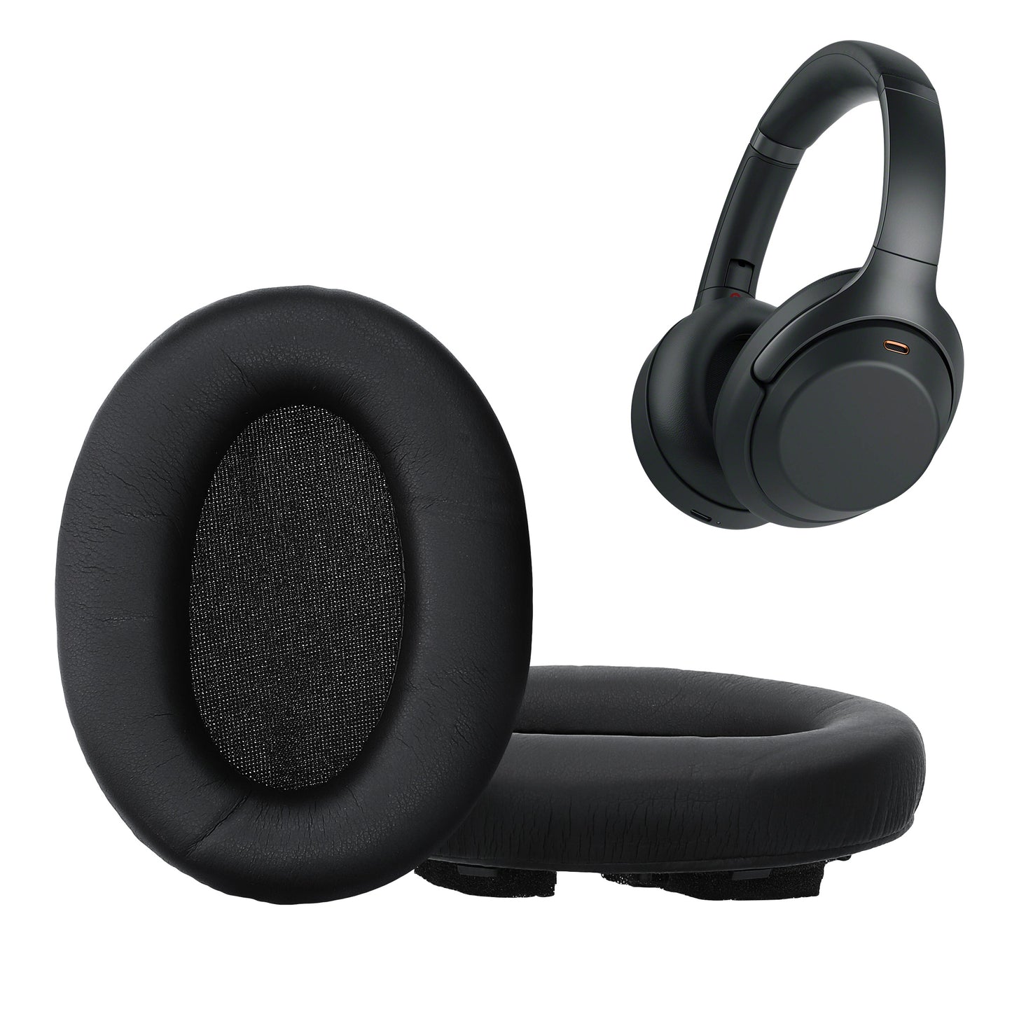 kwmobile Ohr Polster für Sony WH-1000XM3 Ohrpolster Ersatz Ohrpolster Kopfhörer Ersatzteile Kopfhörer Ersatzpolster