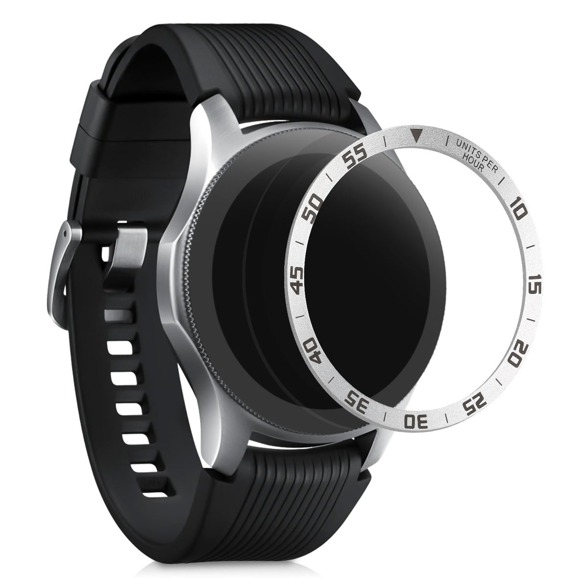 kwmobile Schutzring kompatibel mit Samsung Galaxy Watch / Galaxy Gear S3 Fitnesstracker - Bezel Ring Lünette