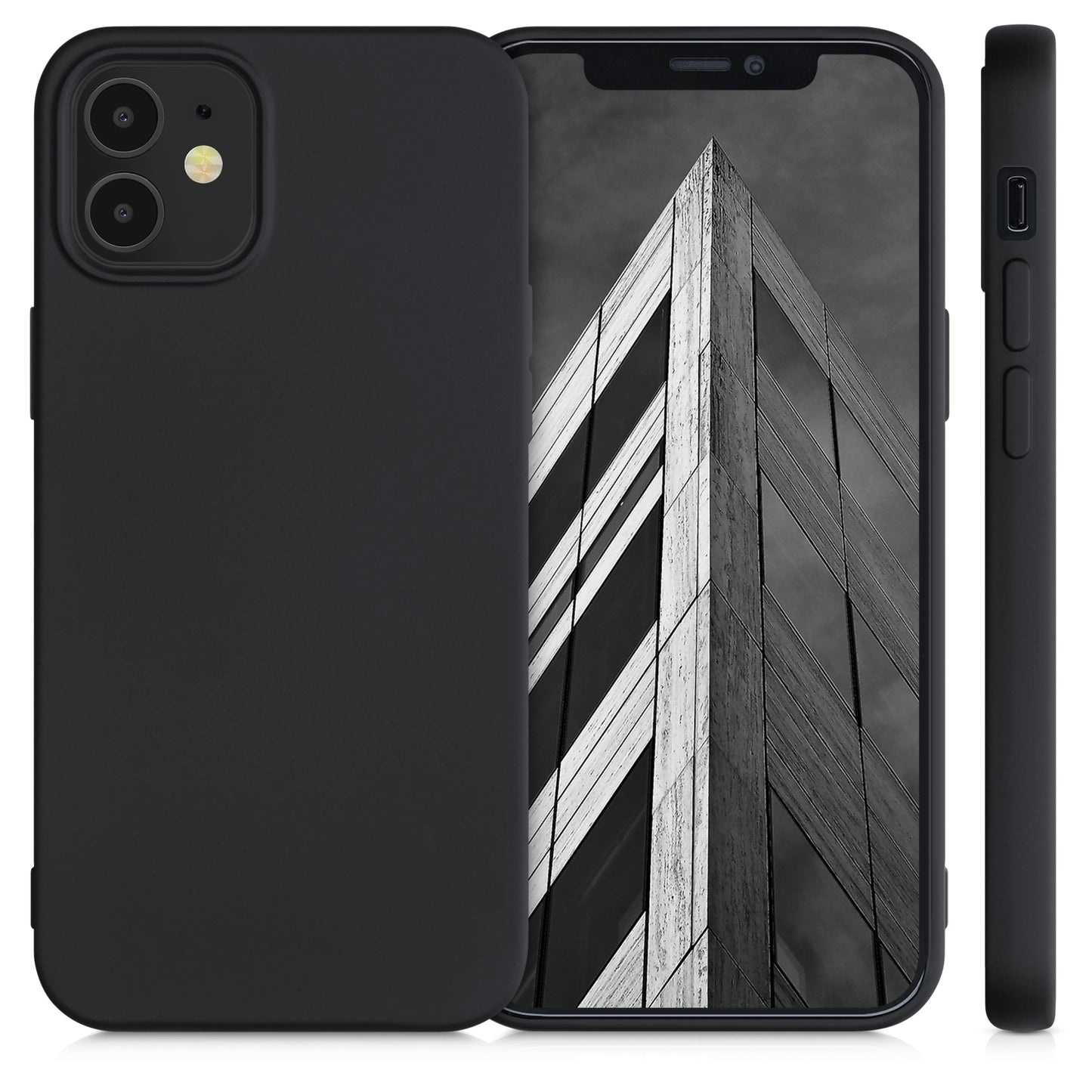 kwmobile Hülle kompatibel mit Apple iPhone 12 mini Hülle - Schutzhülle für kabelloses Laden - Case