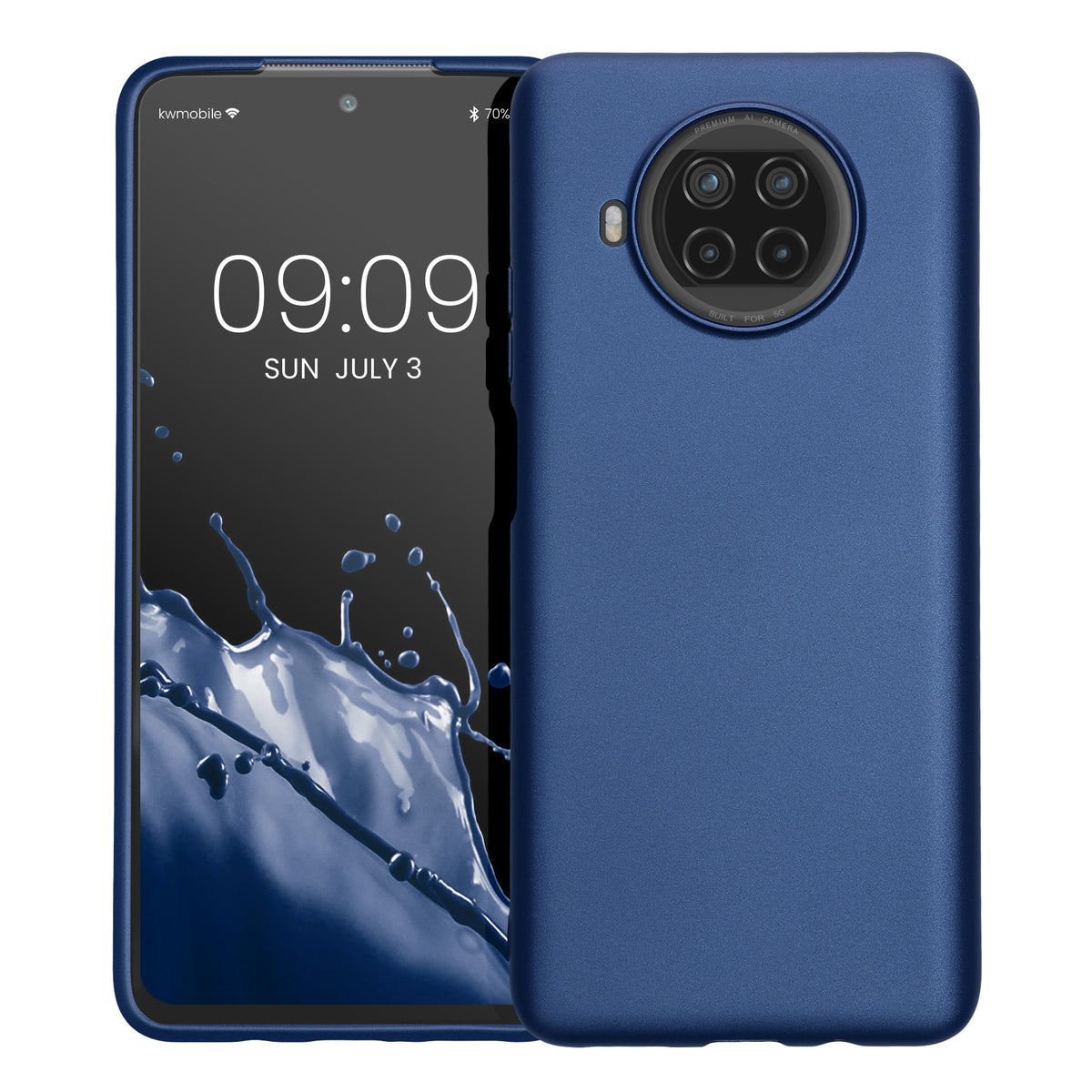 kwmobile Handyhülle für Xiaomi Mi 10T Lite Hülle - Silikon Case - Schutzhülle Cover