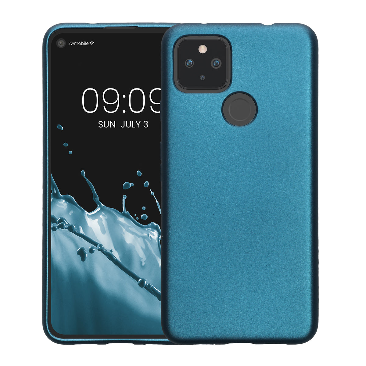kwmobile Handyhülle für Google Pixel 4a 5G Hülle - Silikon Case - Schutzhülle Cover