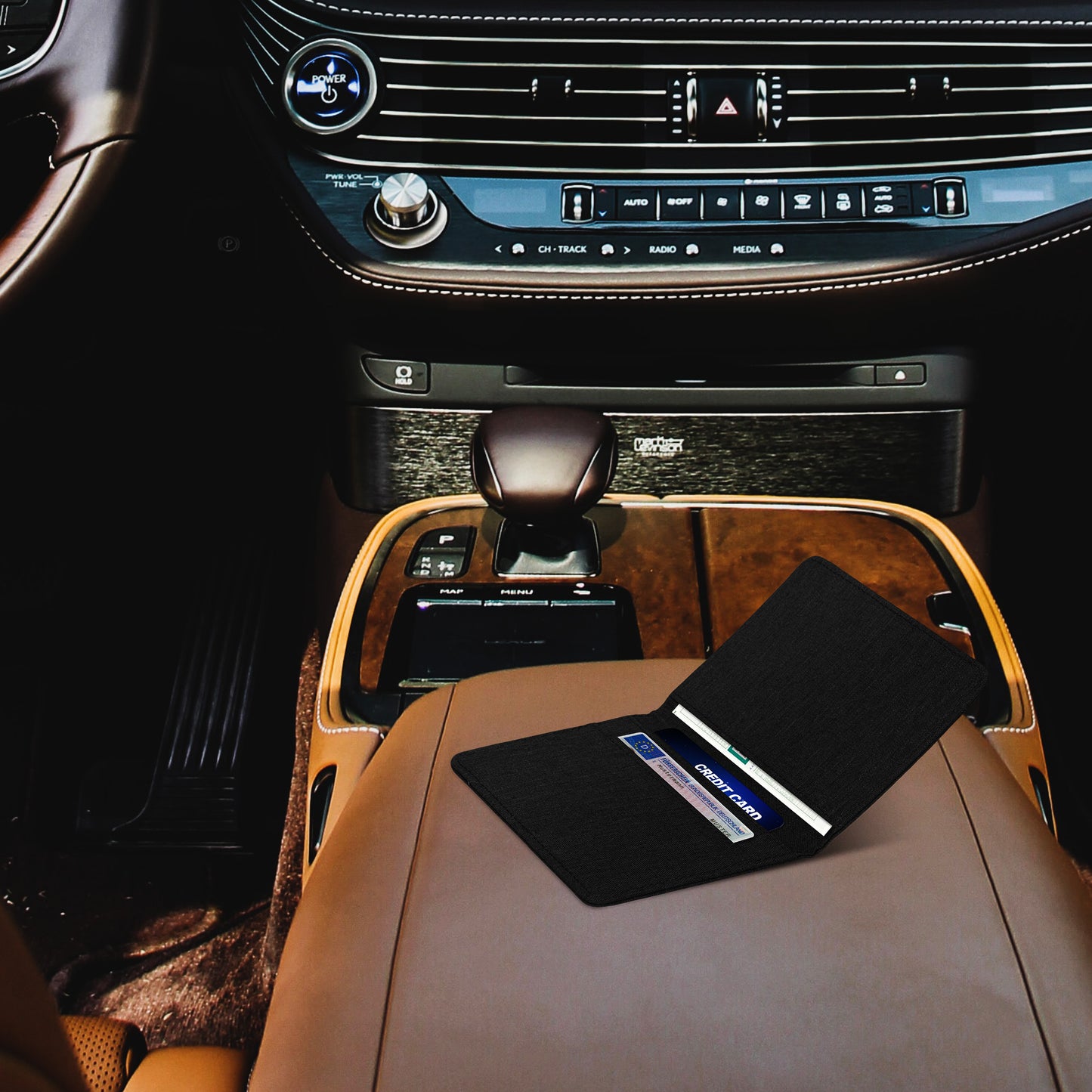 kwmobile Fahrzeugschein Hülle mit Kartenfächern - Etui Tasche für Auto Zulassungsbescheinigung Führerschein