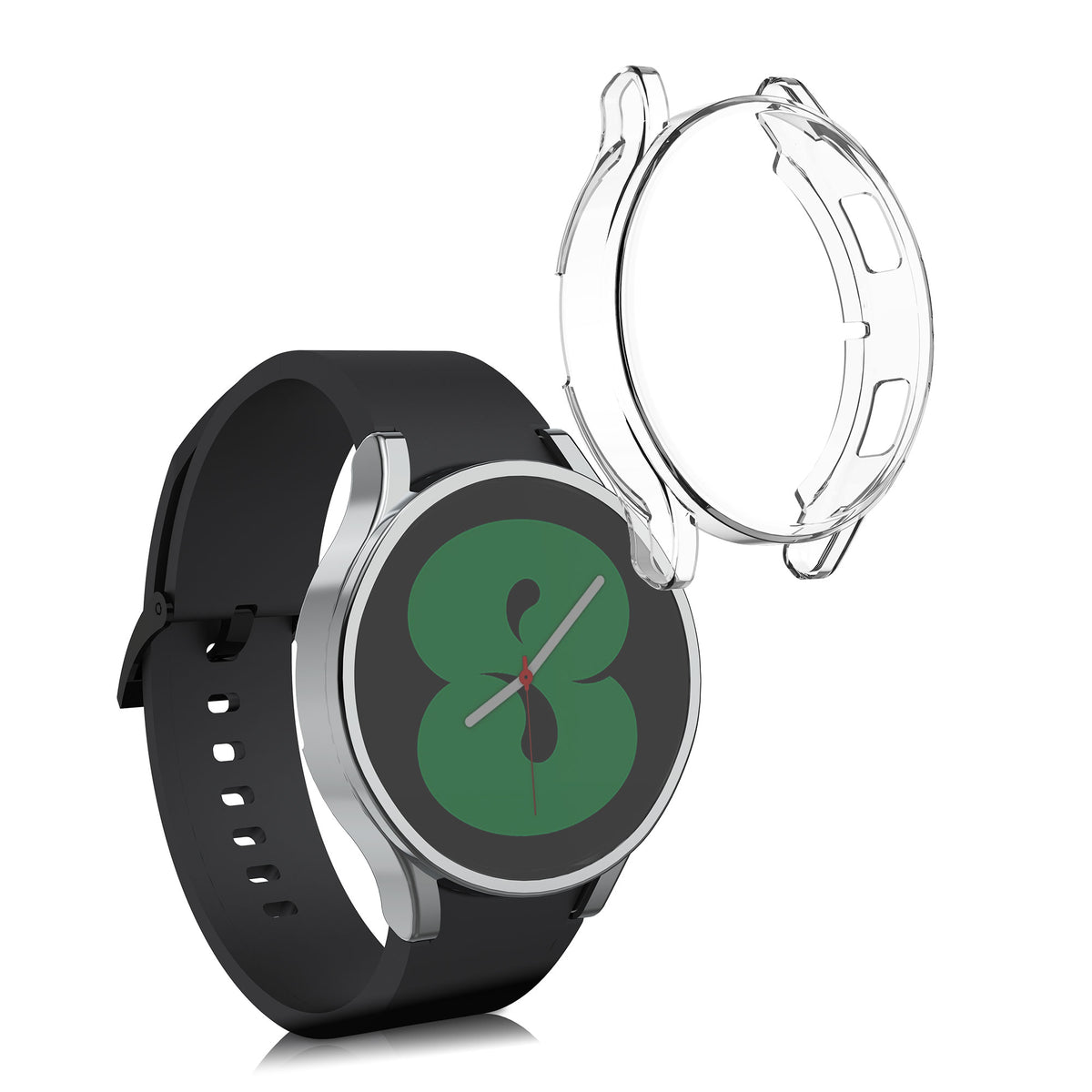 kwmobile Schutzhülle für Samsung Galaxy Watch 4 (40mm) Fullbody Display Cover Set
