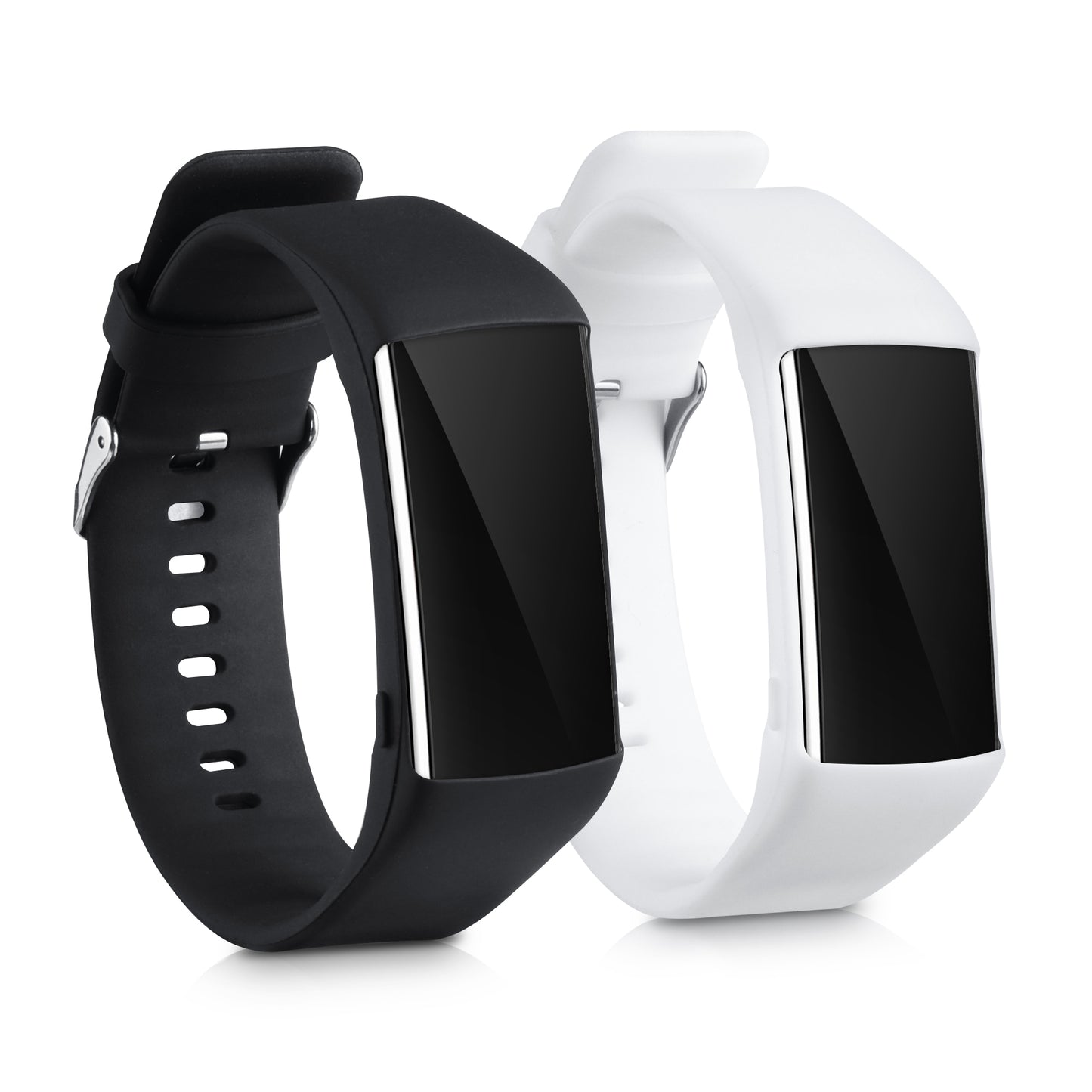 kwmobile Uhrenarmband für Polar A360 / A370 Armband - Fitnesstracker Band Set aus Silikon - Ersatzarmband Smartwatch