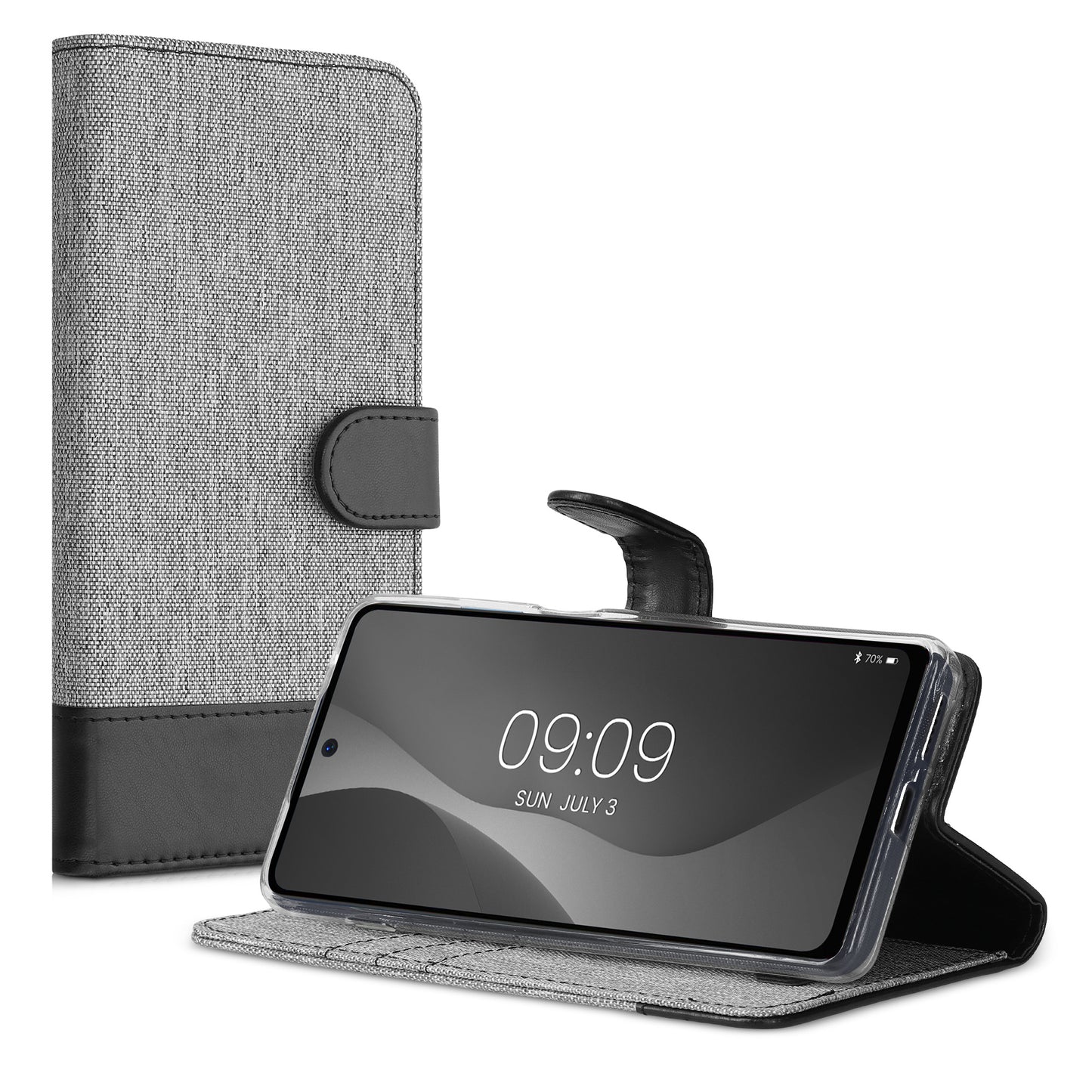 Kunstleder Hülle kompatibel mit Motorola Moto G200 5G