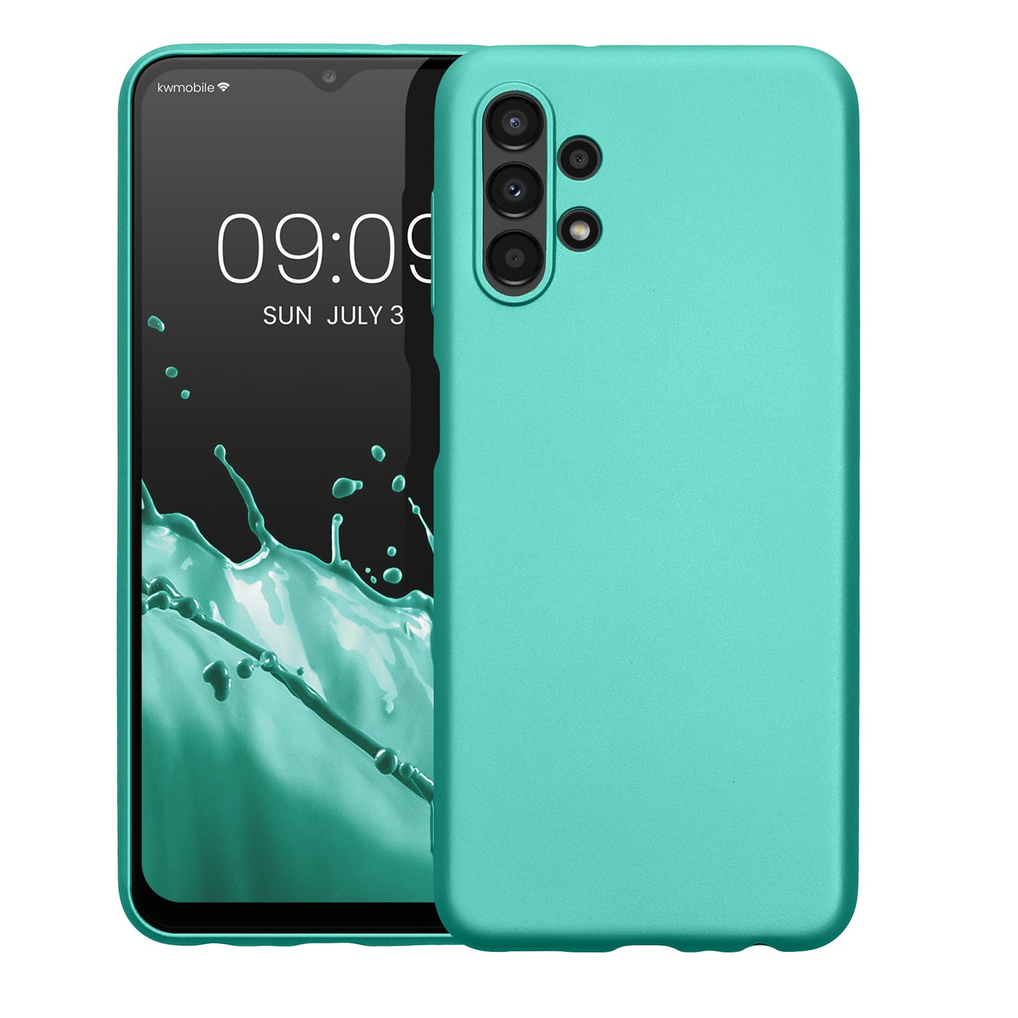 Samsung Galaxy A13 4G Silikon Handyhülle Metallic