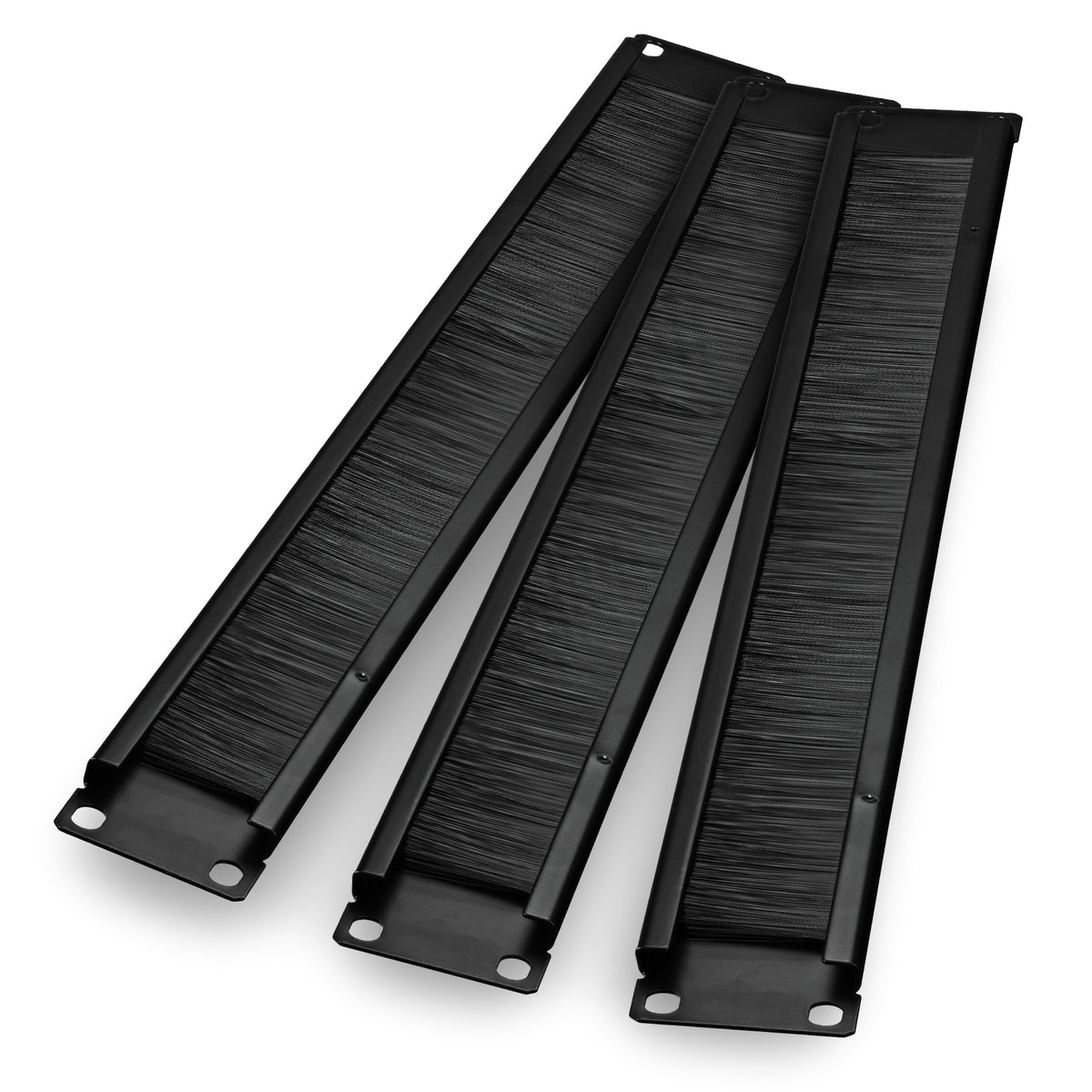 kwmobile Server Rack Abdeckung - Bürsten Kabelöffnung für Serverracks - Serverschrank Netzwerkschrank Kabelmanagement