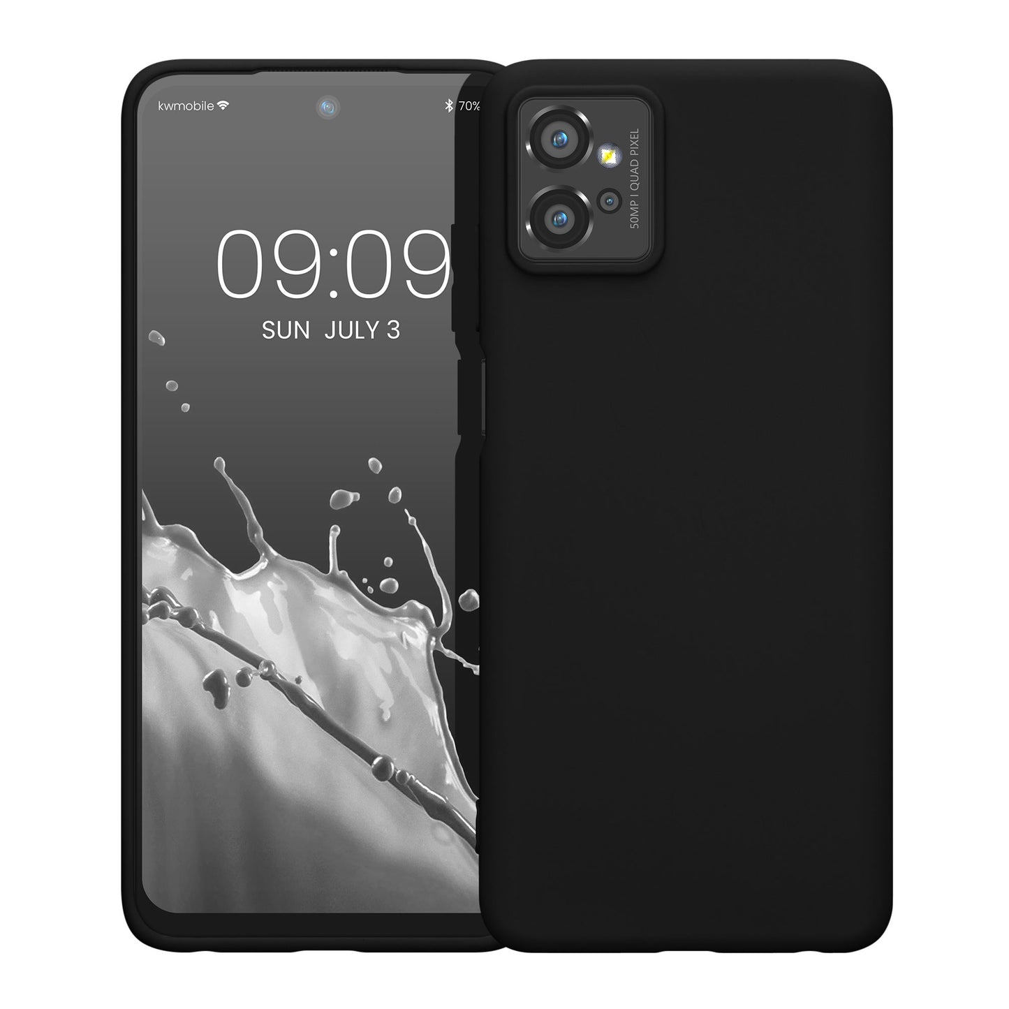 kwmobile Handyhülle für Motorola Moto G32 Hülle - Kabelloses Laden - Schutzhülle Cover