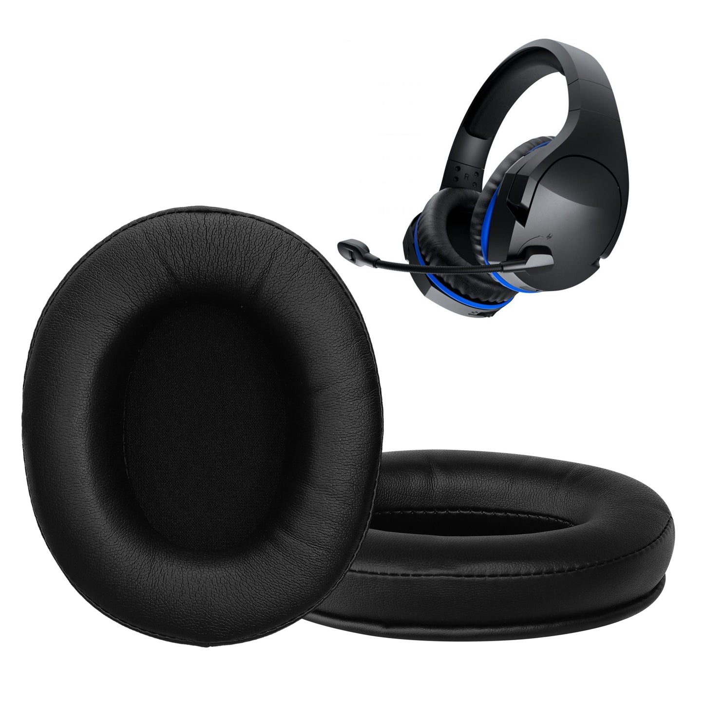 kwmobile Ohr Polster für Kingston HyperX Cloud Stinger / Cloud Stinger S / Cloud Stinger Core / Cloud Mix Ohrpolster Ersatz Ohrpolster Kopfhörer Ersatzteile Kopfhörer Ersatzpolster für Over Ear Headphones