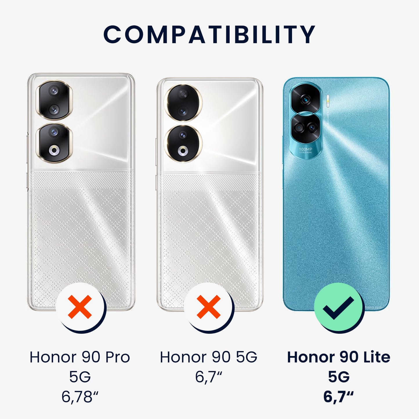 HONOR 90 Lite 5G metallische Handyhülle