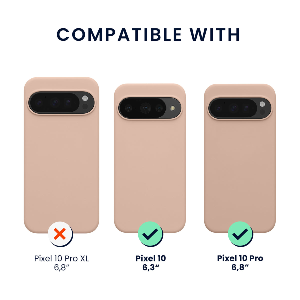 Google Pixel 10 / Pixel 10 Pro Silikon Handyhülle KWM0000215O003C