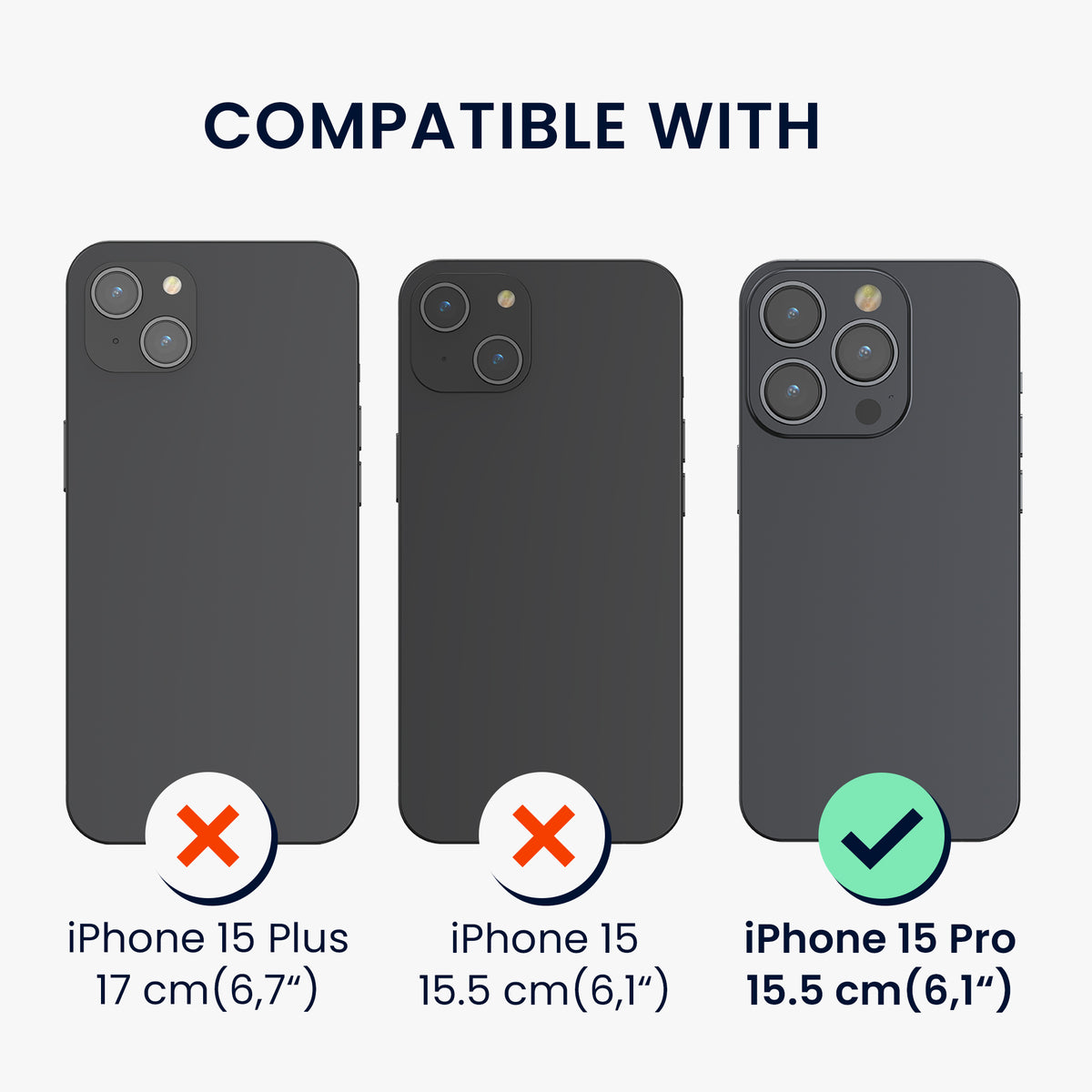 Hülle für Apple iPhone 15 Pro