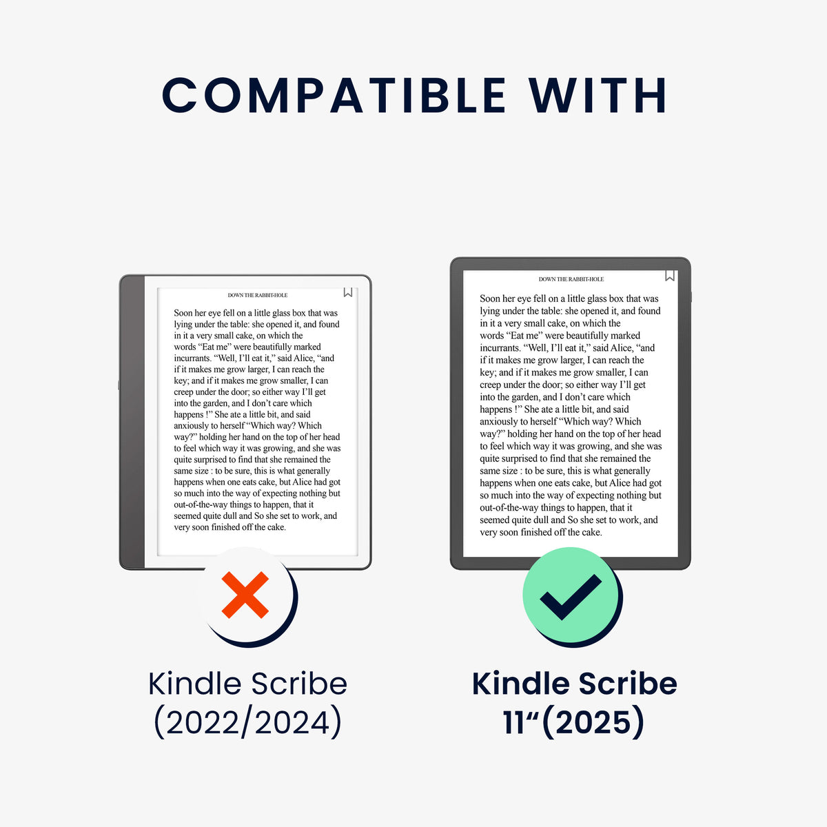Amazon Kindle Scribe 11" (2025) Kunstleder eReader Hülle mit Auto Sleep mit Handschlaufe KWM0000243B002C