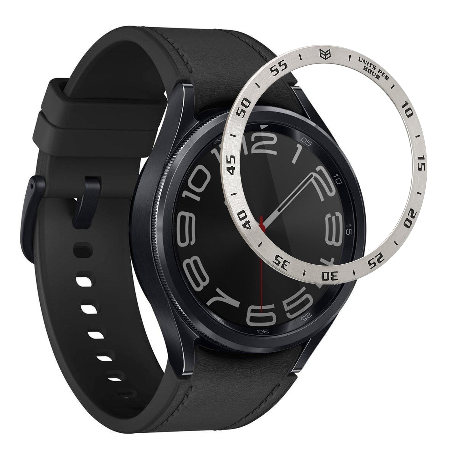 kwmobile Schutzring kompatibel mit Samsung Galaxy Watch 6 Classic 43mm Fitnesstracker - Bezel Ring Lünette
