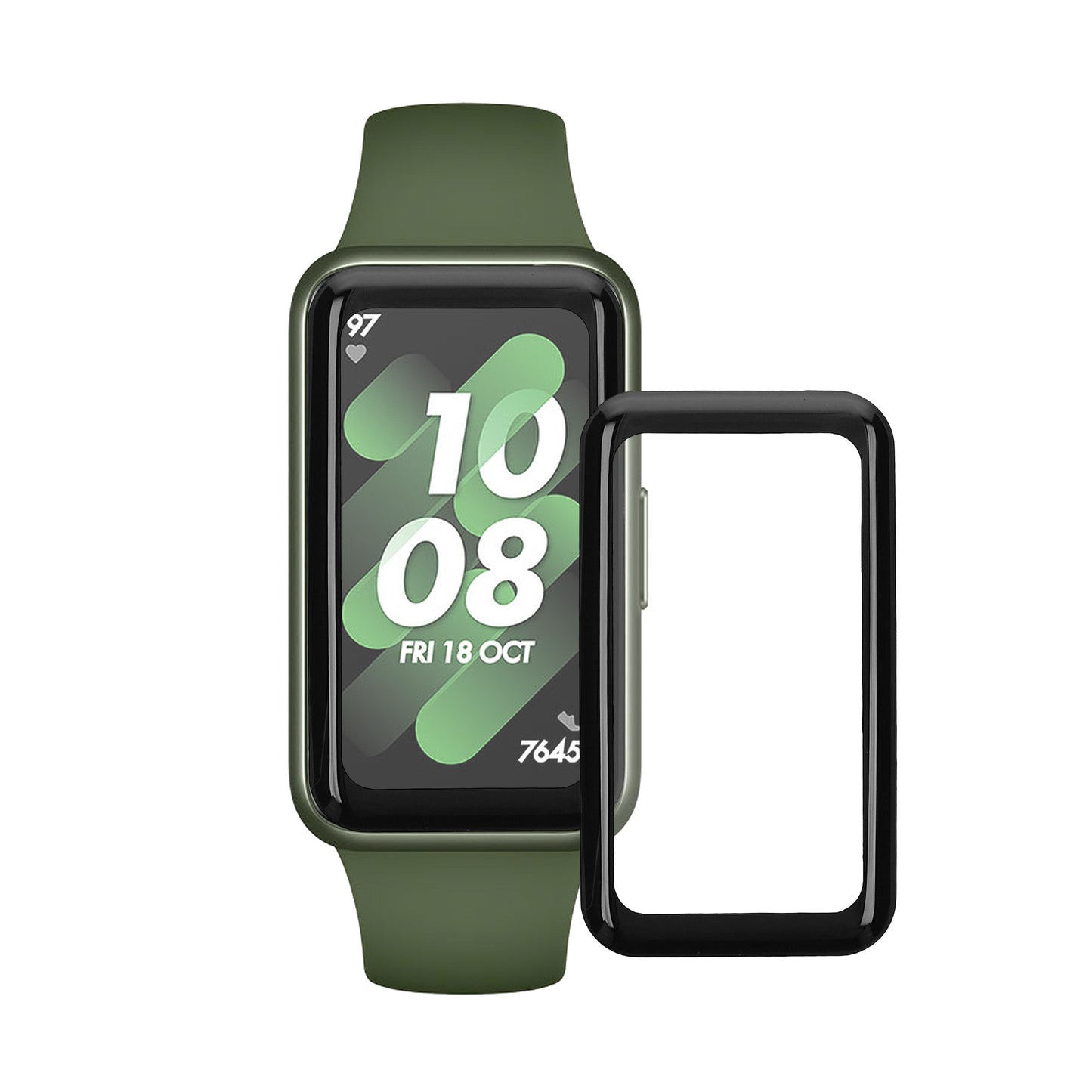 kwmobile Displayschutzfolie kompatibel mit Huawei Band 10 / 9 / 8 Folie Schutzfolie für Fitness Tracker robuster Displayschutz