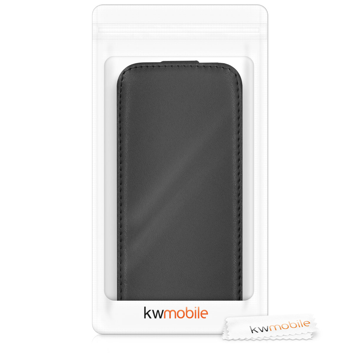 kwmobile Schutzhülle kompatibel mit Apple iPhone SE (1.Gen 2016) / iPhone 5 / iPhone 5S - Hülle Handy - Flip Case Handyhülle
