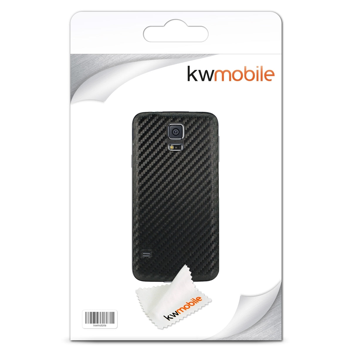 Backcover Carbonlook kompatibel mit Samsung Galaxy S5 / S5 Neo