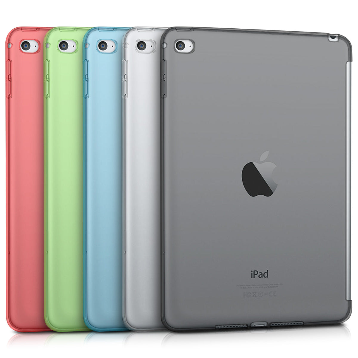 kwmobile Hülle kompatibel mit Apple iPad Mini 4 - Tablet Cover - Tab Case Silikon Schutzhülle