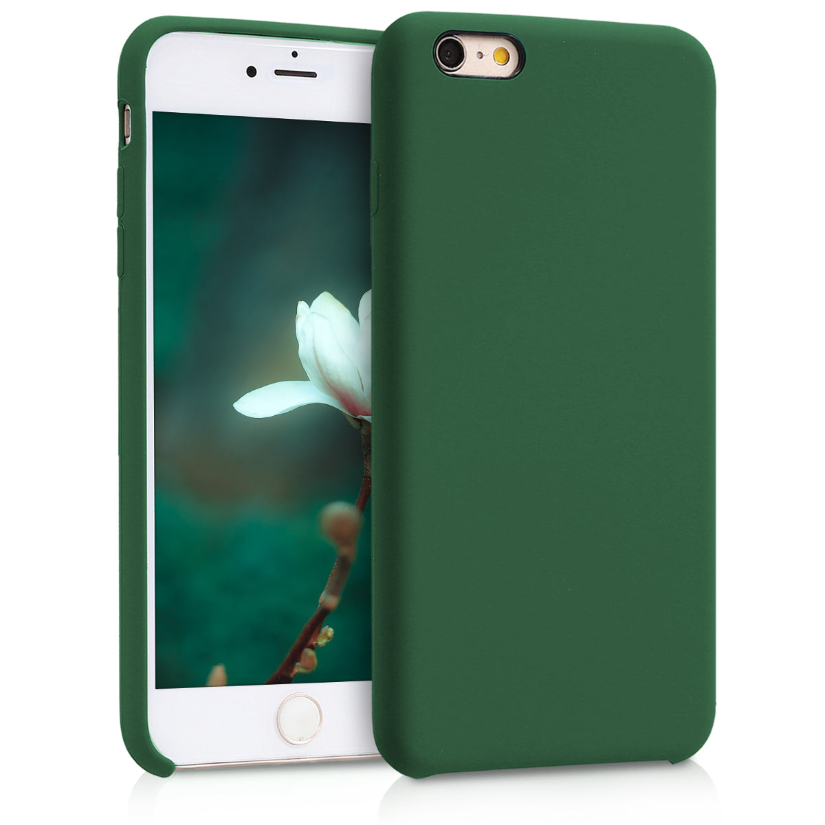 kwmobile Handyhülle für Apple iPhone 6 Plus / 6S Plus Hülle - Case Silikon - Kabelloses Laden - Schutzhülle Cover