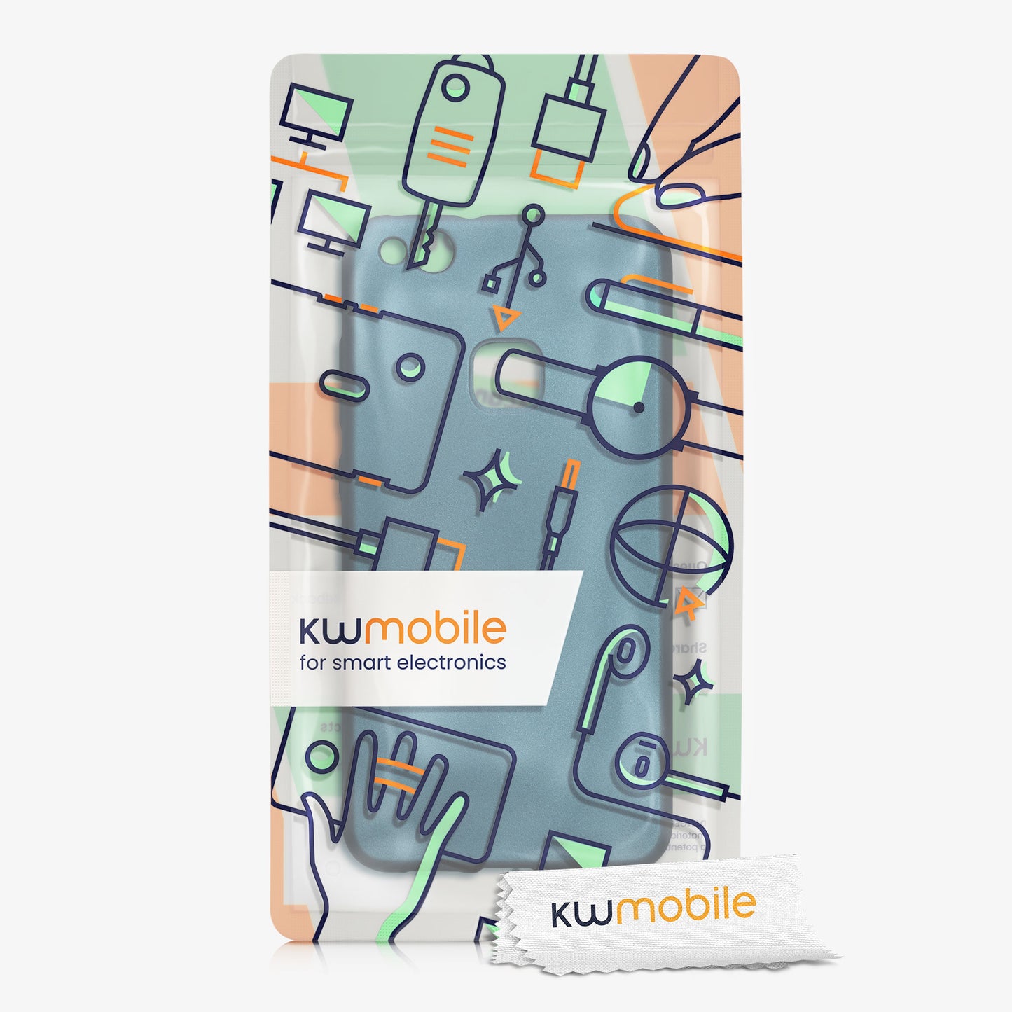 TPU Hülle für Huawei P10 Lite in Metallic Karibikblau