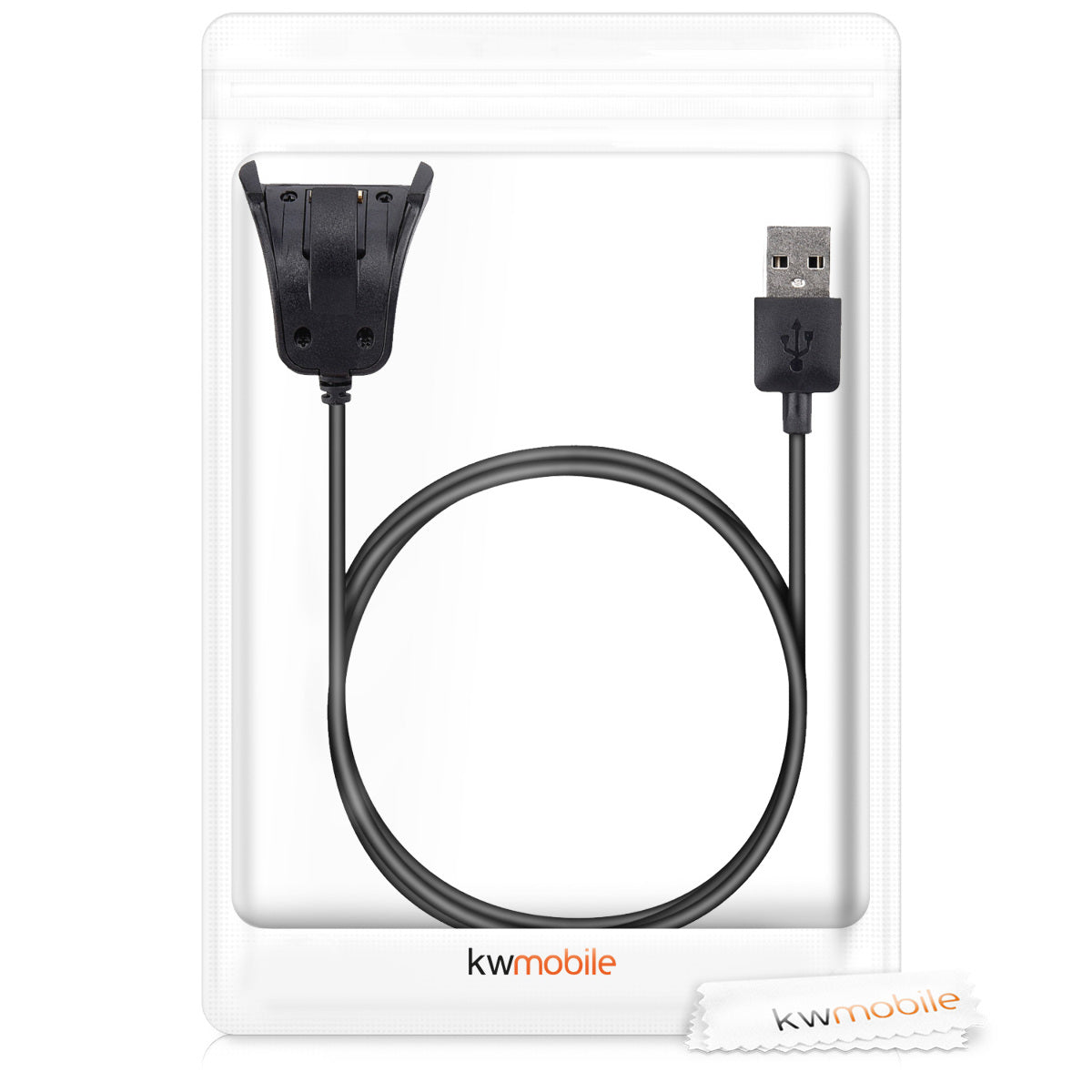 kwmobile USB Kabel Charger kompatibel mit TomTom Adventurer/Runner 3/Spark 3/Golfer 2 Ladekabel - Smart Watch Ersatzkabel - Fitnesstracker Aufladekabel
