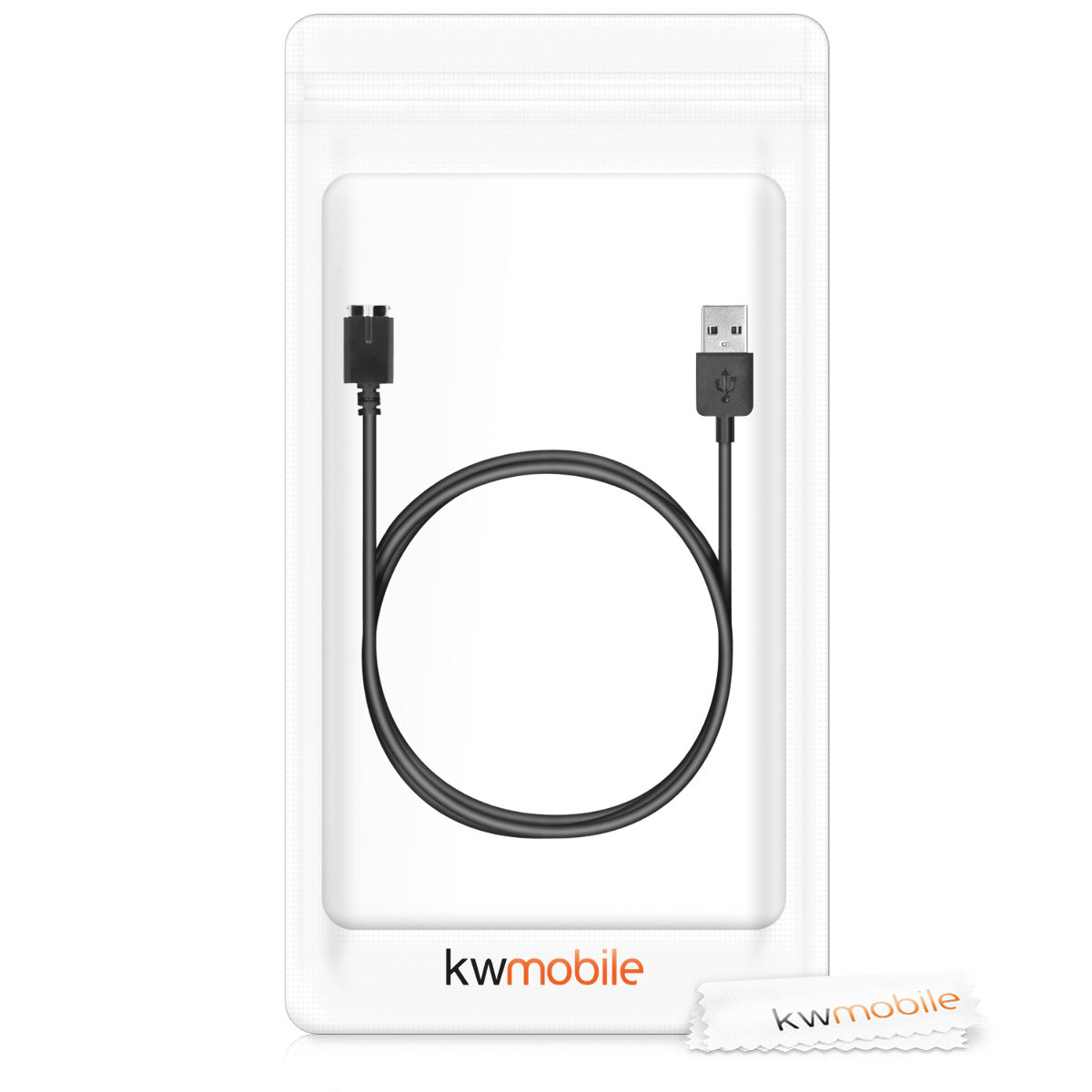kwmobile kompatibel für Polar M430 USB Ladekabel Charger für Smart Watch Fitnesstracker Ersatzkabel