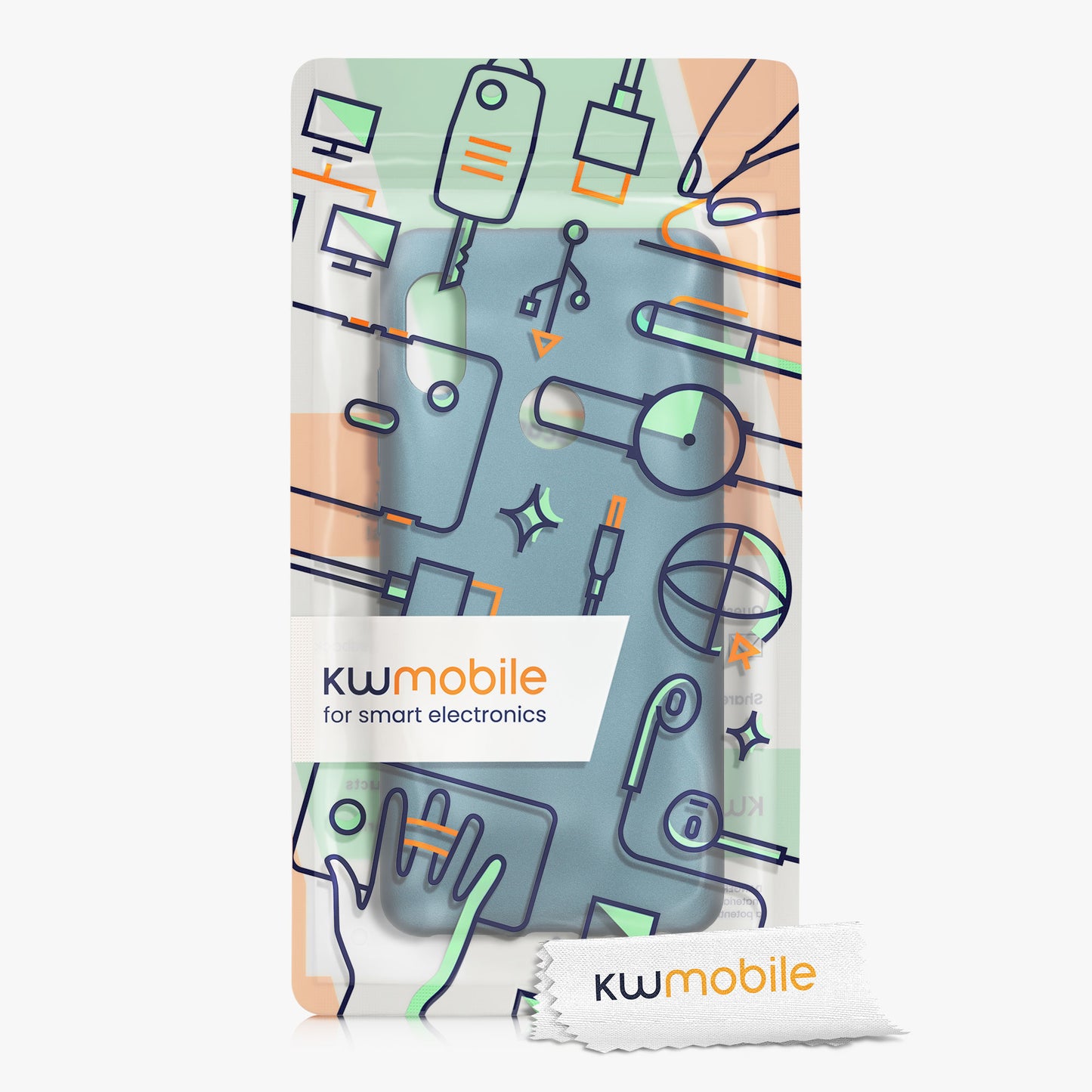 TPU Hülle für Xiaomi Redmi Note 5 (Global Version) / Note 5 Pro in Metallic Karibikblau