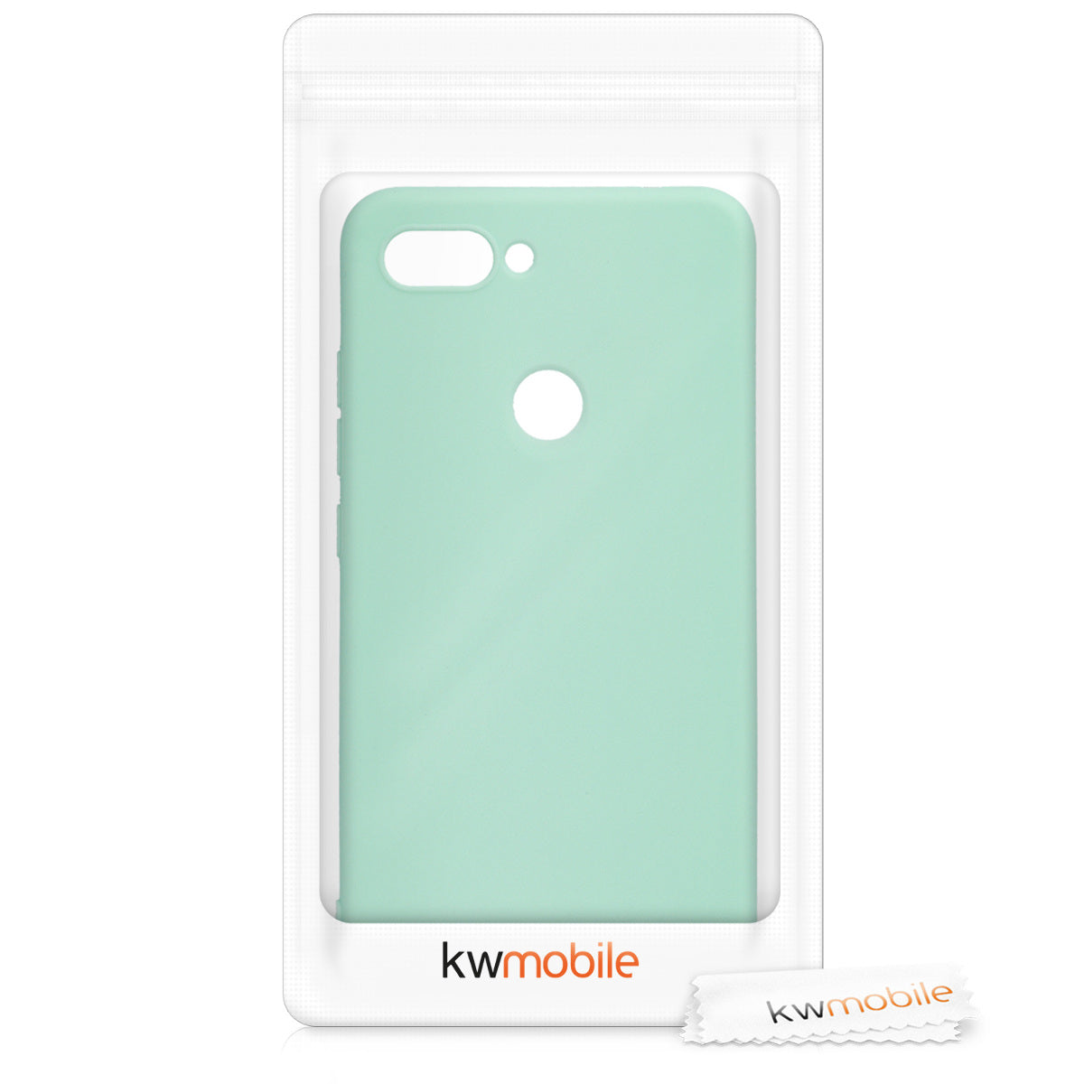 kwmobile Handyhülle für Xiaomi Mi 8 Lite - Kabelloses Laden - Schutzhülle Cover
