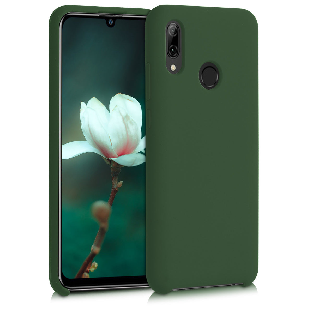 kwmobile Handyhülle für Huawei P Smart (2019) Hülle - Case Silikon - Kabelloses Laden - Schutzhülle Cover