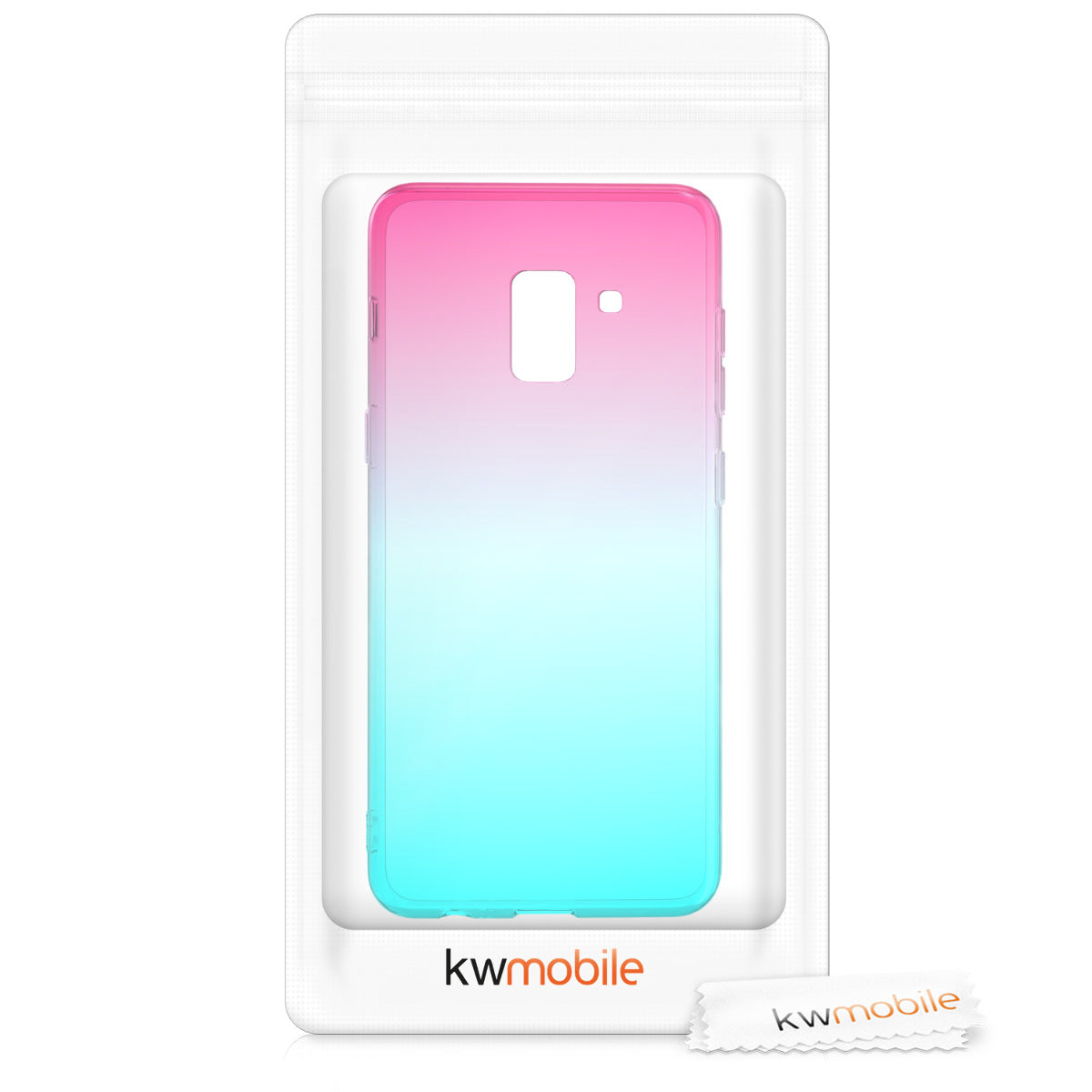 kwmobile Case kompatibel mit Samsung Galaxy A8 (2018) - Hülle Handy - Handyhülle Transparent