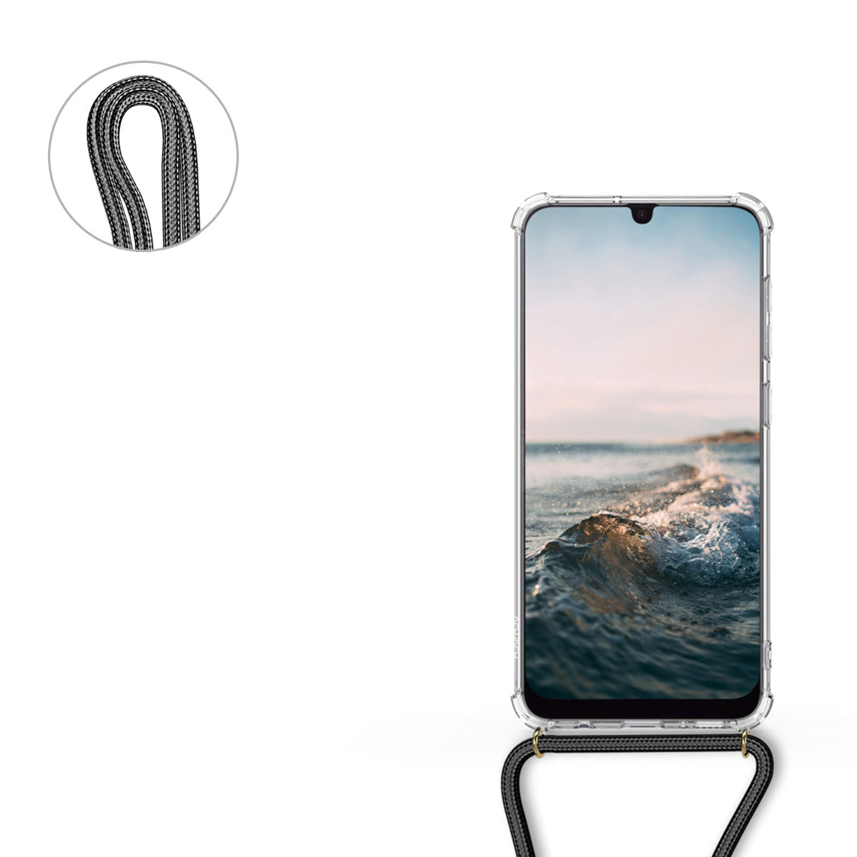 kwmobile Necklace Case kompatibel mit Samsung Galaxy A50 Hülle